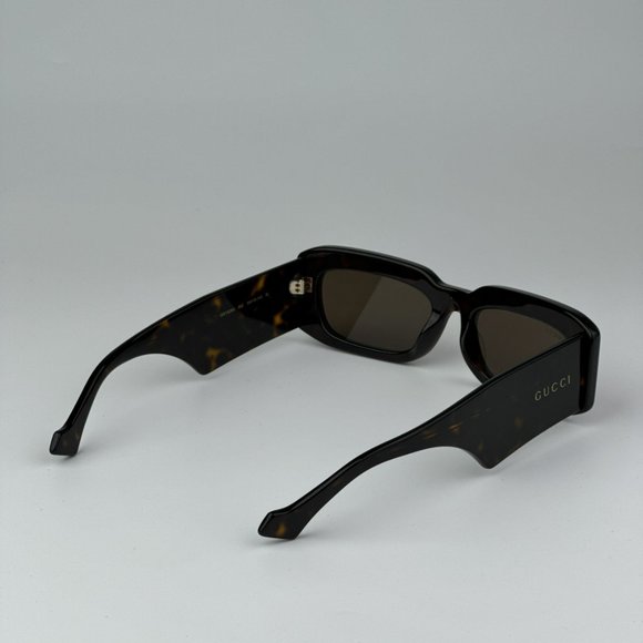 NEW Gucci GG1426S 002 Dark Havana Brown Unisex Rectangle Sunglasses GG 1426S Gucci | Accessories | Gucci Gg426s 02 Brand New Sunglasses  main image 3